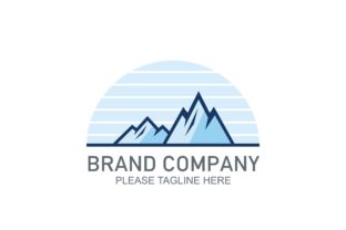 Mountain Logo: A Versatile Embroidery Design for Real Projects