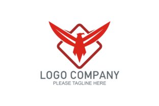Red Eagle with Outspread Wings on Diamond Logo Review